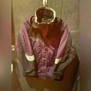 Columbia Dark Purple and Black Ski Jacket